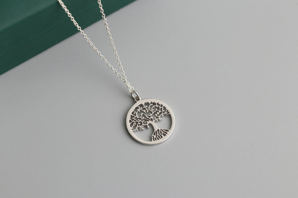 Collier Trèfle en argent 925, pendentif ajouré sur chaîne fine