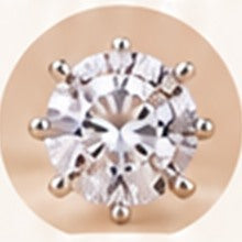 Bague Essentielle, pierre centrale et anneau pavé