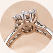 Bague Étoile Royale, motif en forme d'étoile