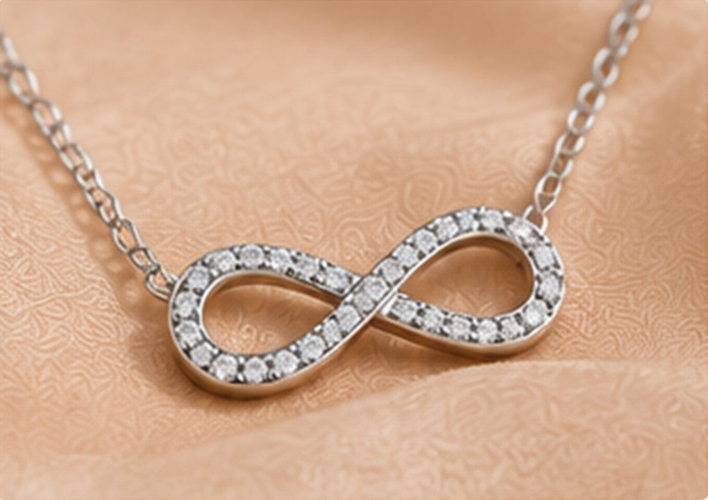 Collier L'Infini d'Azur, pendentif infini