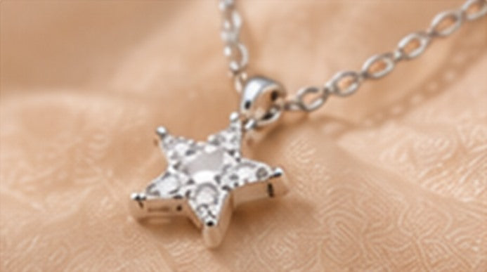 Pendentif étoile scintillant