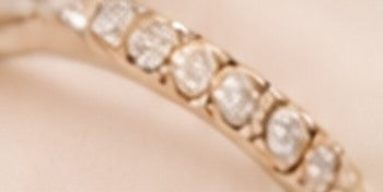 Anneau pavé de la bague Lumière