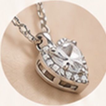 Finition du pendentif cœur
