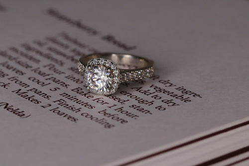 Bague Solitaire Argent 925