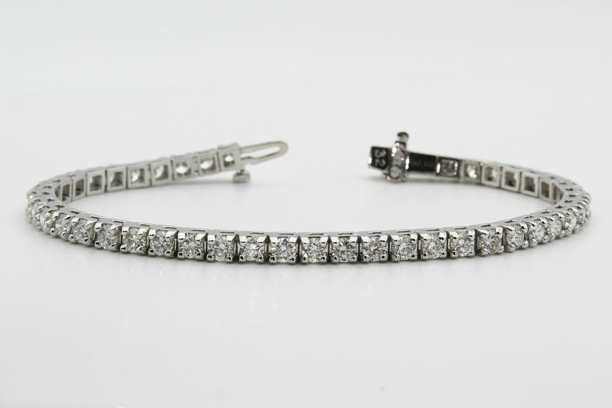 Bracelet Tennis en argent 925 serti de zircons - vue 1