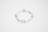 Bracelet jonc fin en argent 925 - vue 2
