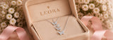 Collier Trio Papillon dans son écrin LEORA